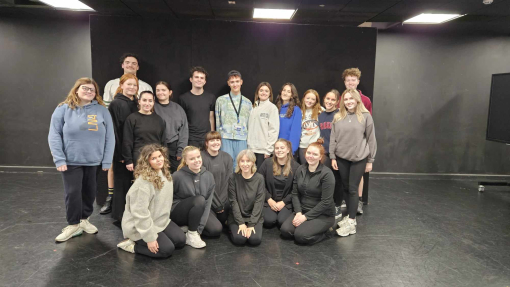 WAVDA students with Bella Merlin
