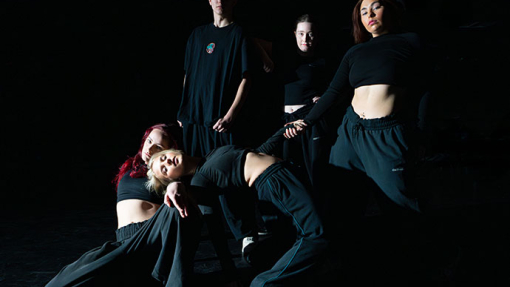 Commercial Dance students posing