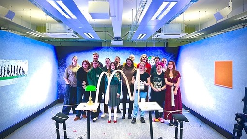 Second years complete ‘The Adding Machine’ in the Immersive Room.