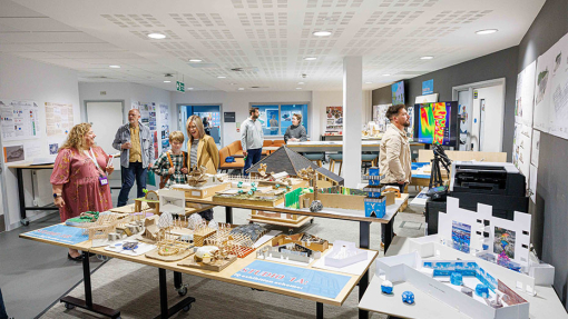 Architecture student work exhibition