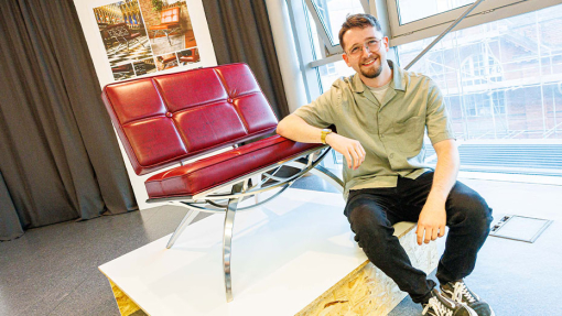 product design students work in exhibition