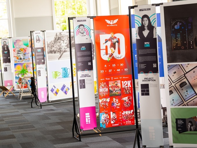Exhibition of students artwork