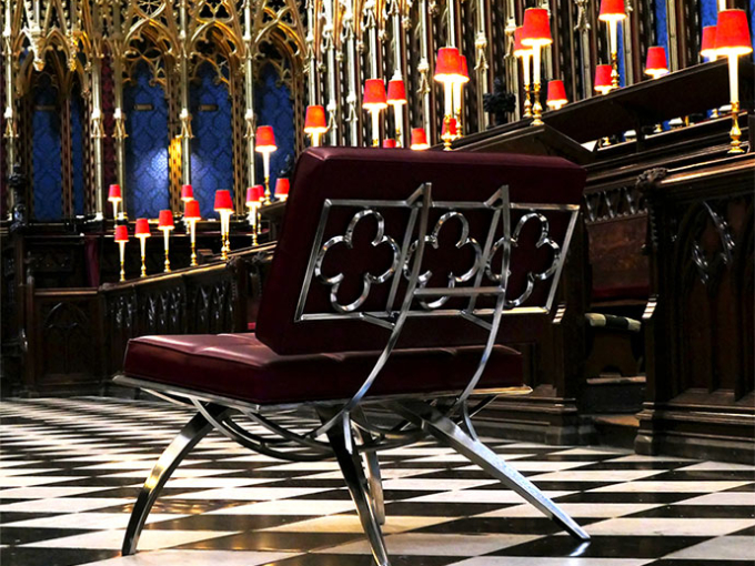 chair design in a church