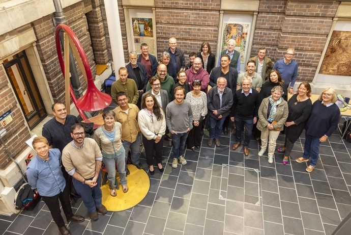 Group photo of delegates at the University of Wales Centre for Advanced Welsh and Celtic Studies (CAWCS) international conference held between 3–6 June 2024