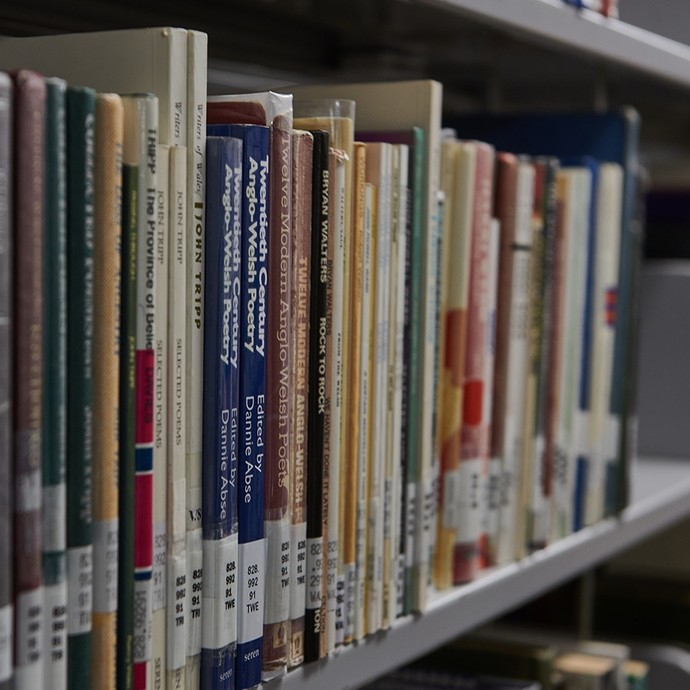 Row of books