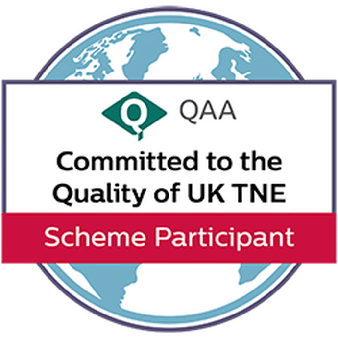QAA – Committed to the quality of UK TNE – Scheme Participant.